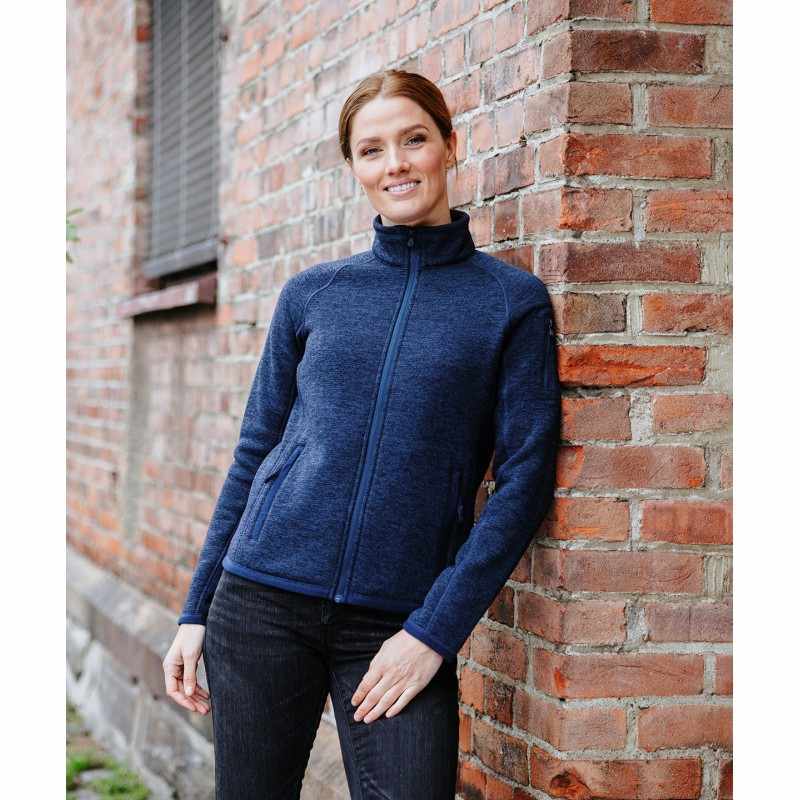 Felpa in pile con zip intera da donna - cod. RWST205