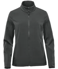 Softshell idrorepellente con scritte da donna