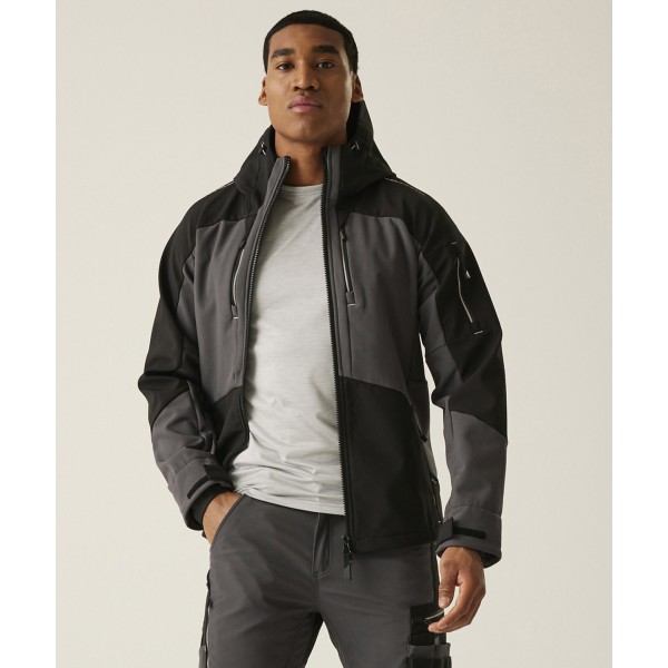 Giacca softshell elasticizzata a 3 strati 4-Tex - cod. RWRG630