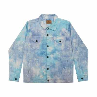 Giacca in denim tie-dye