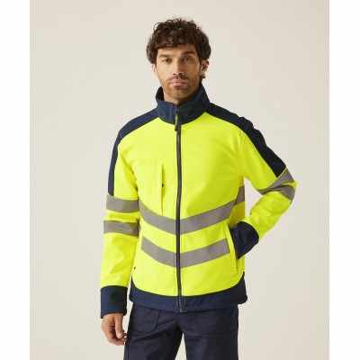 Softshell professionale ad alta visibilità
