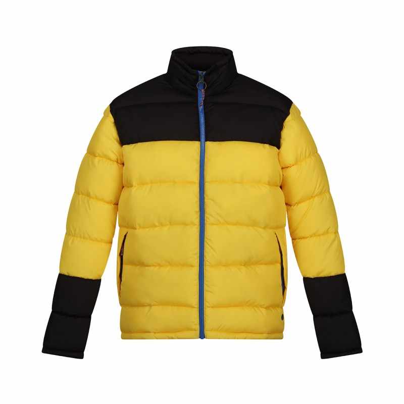 Giacca imbottita vintage con logo stampato - cod. RWRG347