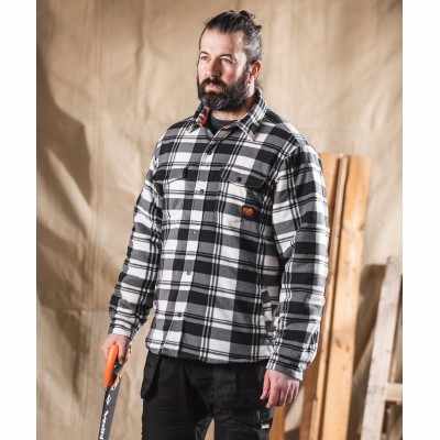 Camicia imbottita a quadri da lavoratore