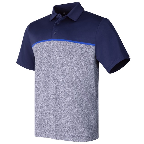 Polo a righe playoff 3.0 UA LB – bordo illuminato - cod. RWUG003