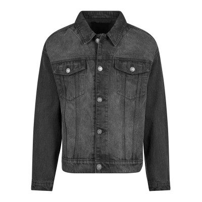 Giacca di jeans squadrata pesante da 1 oncia