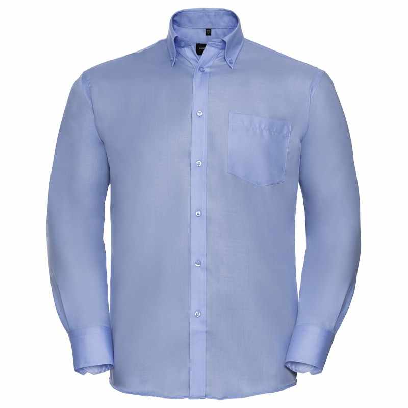 Camicia no stiro personalizzata a maniche lunghe - cod. RWJ956M