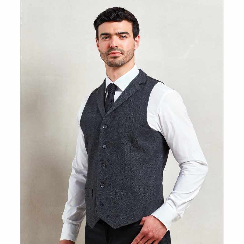 Gilet per cameriere con logo - cod. RWPR625