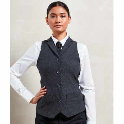 Gilet a spina di pesce da donna