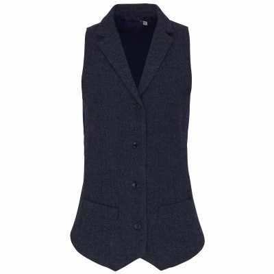 Gilet a spina di pesce da donna