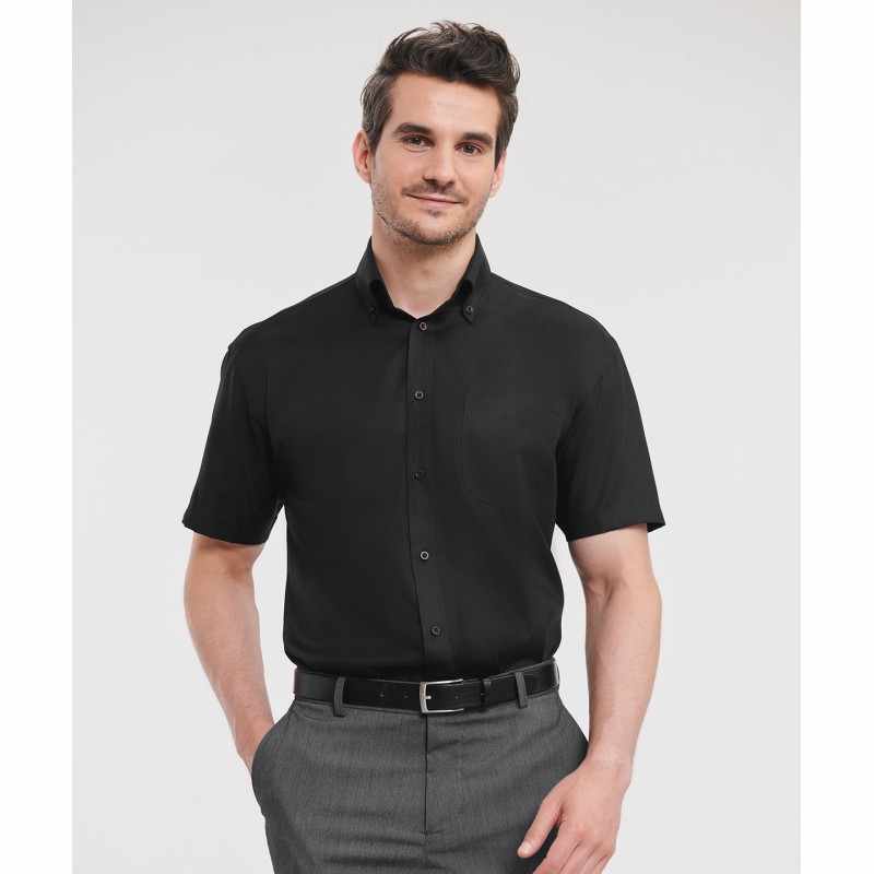 Camicia a maniche corte no stiro - cod. RWJ957M