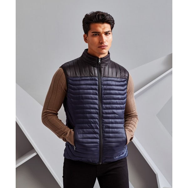 Gilet bicolore Domain - cod. RWTS028