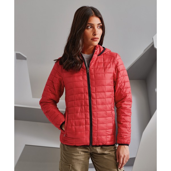 Giacca con cappuccio a nido d'ape da donna - cod. RWTS23F