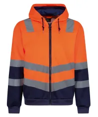 Felpa con cappuccio e cerniera completa