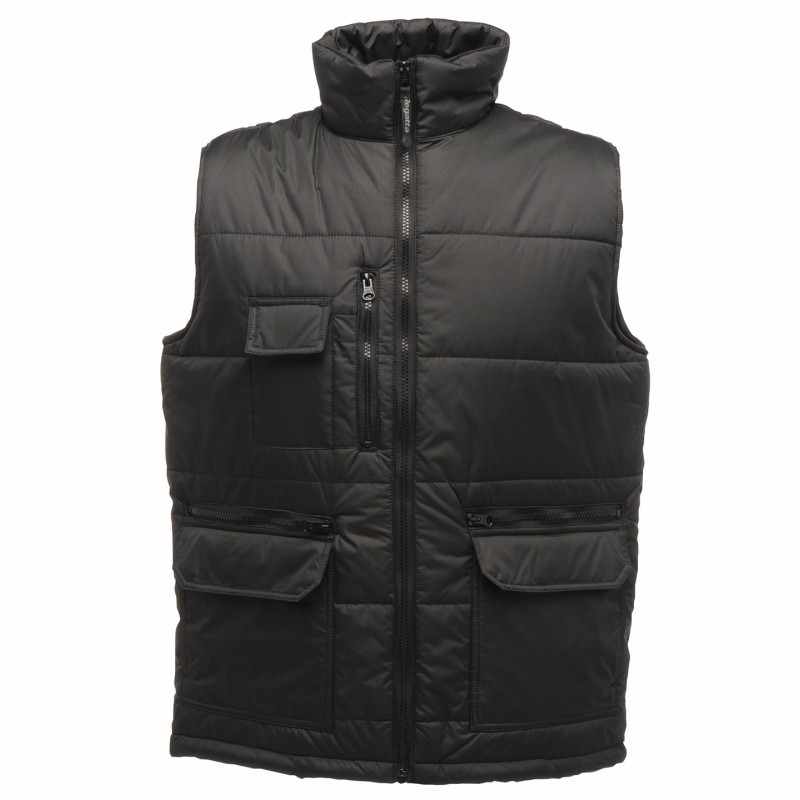 Bodywarmer da lavoro con scritte - cod. RWRG074