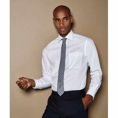 Camicia aziendale premium no stiro a maniche lunghe (vestibilità classica)