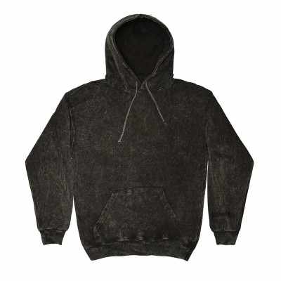 Felpa con cappuccio tie-dye arcobaleno