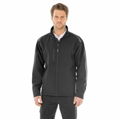 Giacca softshell stampabile a 3 strati riciclata