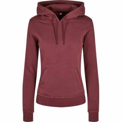 Felpa con cappuccio biologica da donna