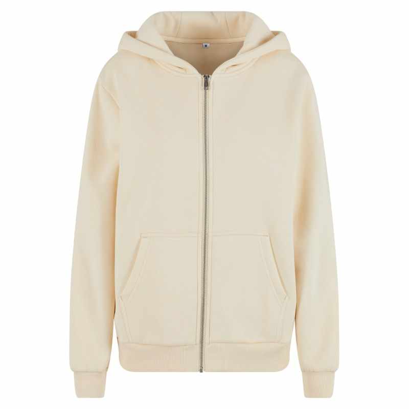 Felpa con zip con scritte promozionali da donna - cod. RWBY290