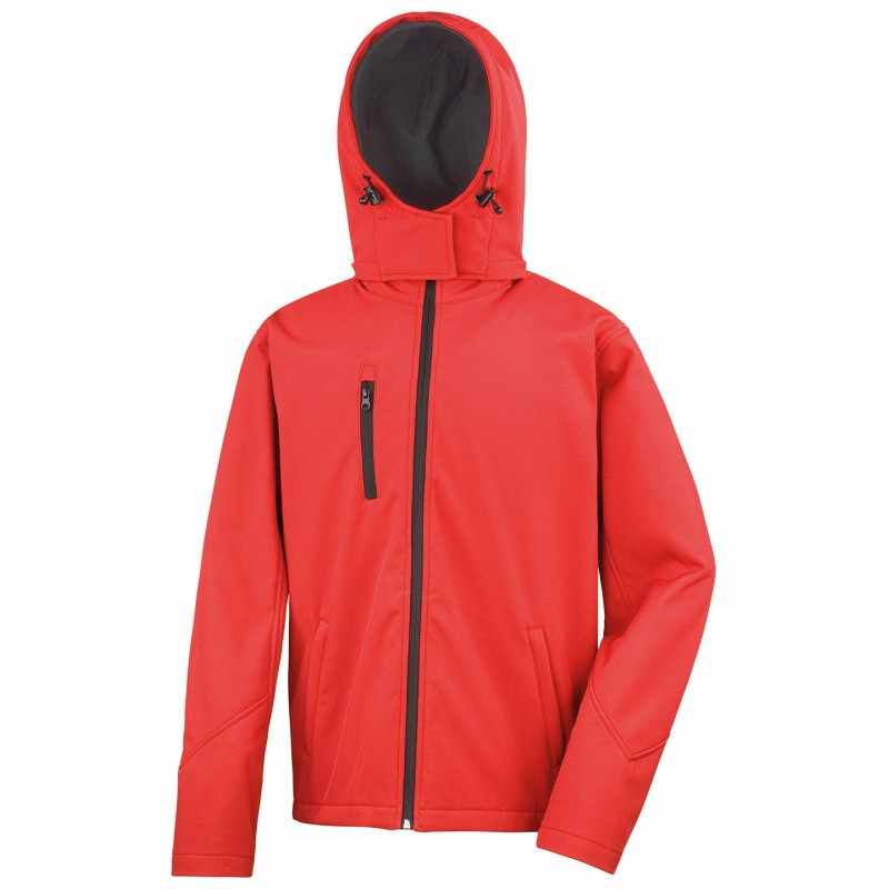 Giacca softshell con cappuccio Performance da uomo - cod. RWR230M