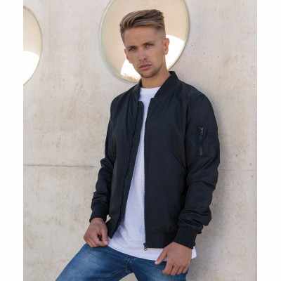Giubbotto bomber in nylon