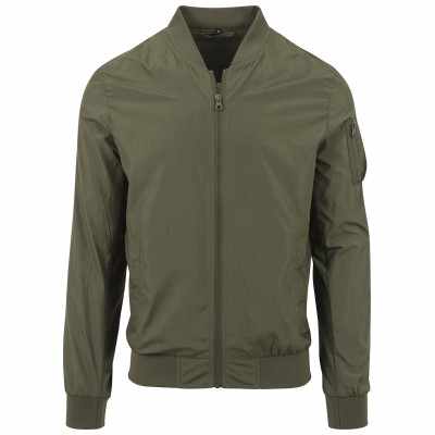 Giubbotto bomber in nylon