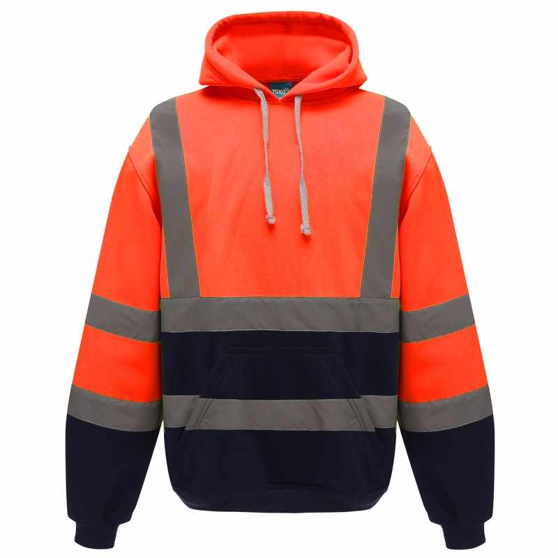 Felpe con cappuccio ad alta visibilità personalizzate - cod. RWYK032