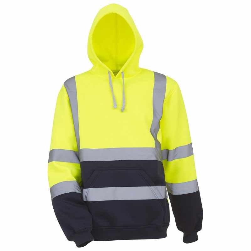 Felpe con cappuccio ad alta visibilità personalizzate - cod. RWYK032