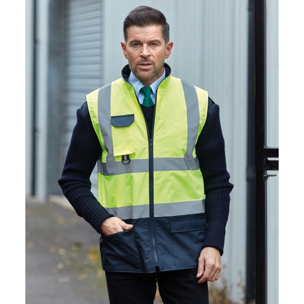 Gilet imbottito ad alta visibilità (HV005) - cod. RWYK105