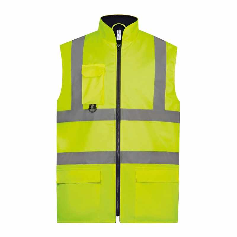 Gilet imbottito ad alta visibilità da personalizzare - cod. RWYK105