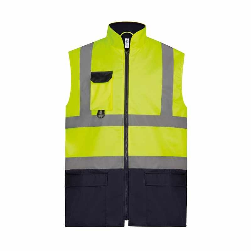 Gilet imbottito ad alta visibilità da personalizzare - cod. RWYK105