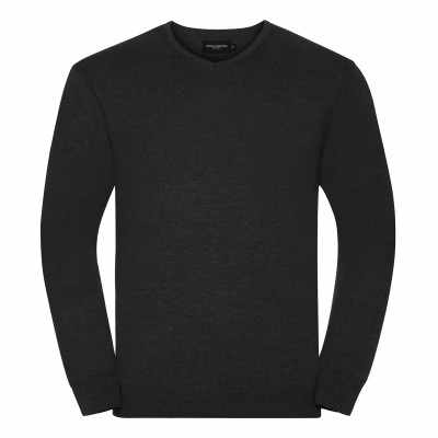 Maglione lavorato a maglia con scollo a V