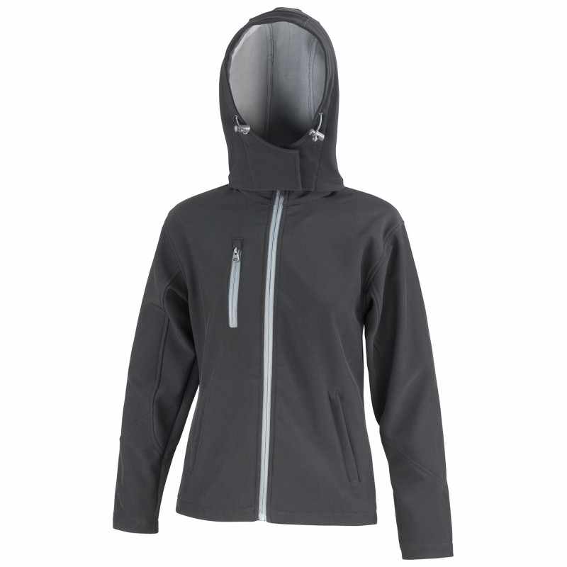 Giacca softshell con cappuccio Performance da donna - cod. RWR230F