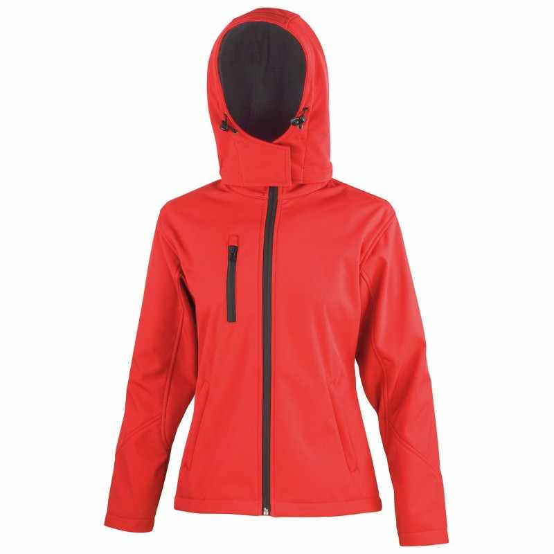Giacca softshell con cappuccio Performance da donna - cod. RWR230F