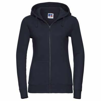 Felpa con cappuccio e cerniera autentica da donna