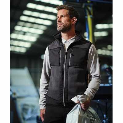 Gilet unisex elasticizzato effetto maglia E-Volve