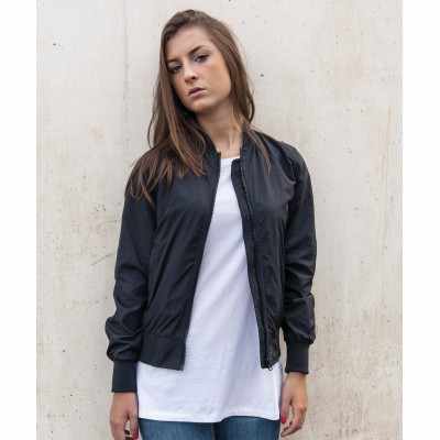 Giubbotto bomber in nylon da donna