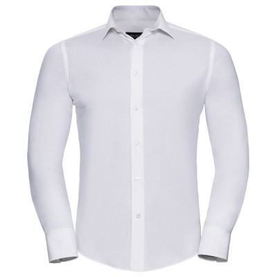 Camicia aderente a maniche lunghe e facile da lavare