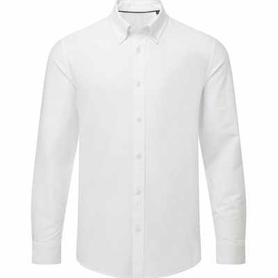 Camicia Oxford a maniche lunghe in cotone da uomo
