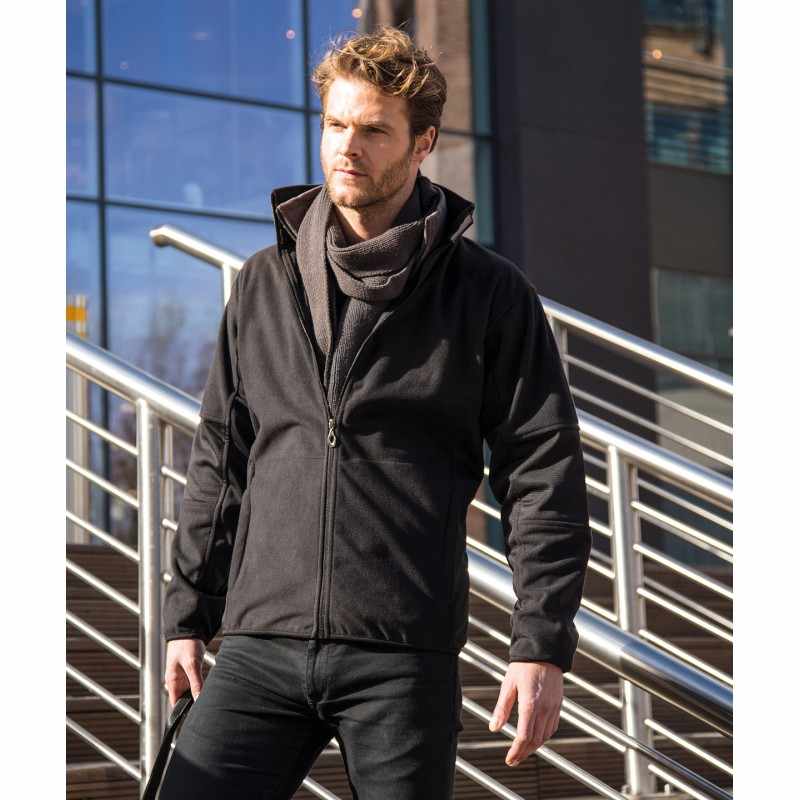 Giacca softshell in pile impermeabile - cod. RWR131M