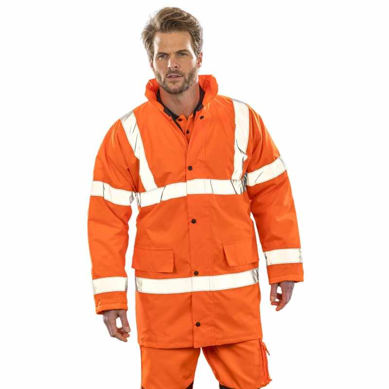 Cappotto di sicurezza ad alta visibilità da personalizzare - cod. RWR218X