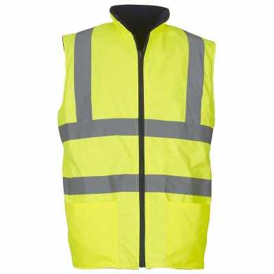 Gilet in pile reversibile ad alta visibilità (HV008F)