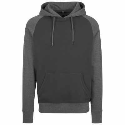Felpa con cappuccio raglan