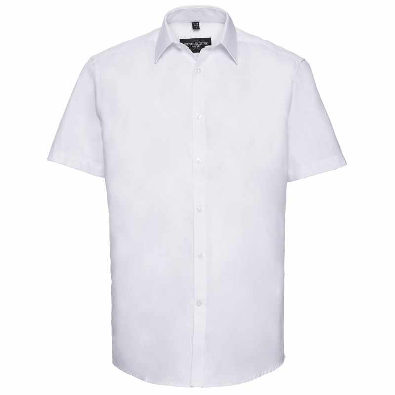 Camicia di cotone da personalizzare con scritte a maniche corte - cod. RWJ963M
