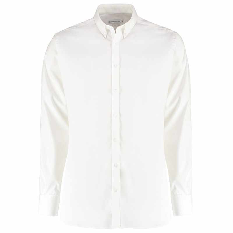 Camicia di cotone con logo promozionale a maniche lunghe - cod. RWKK182