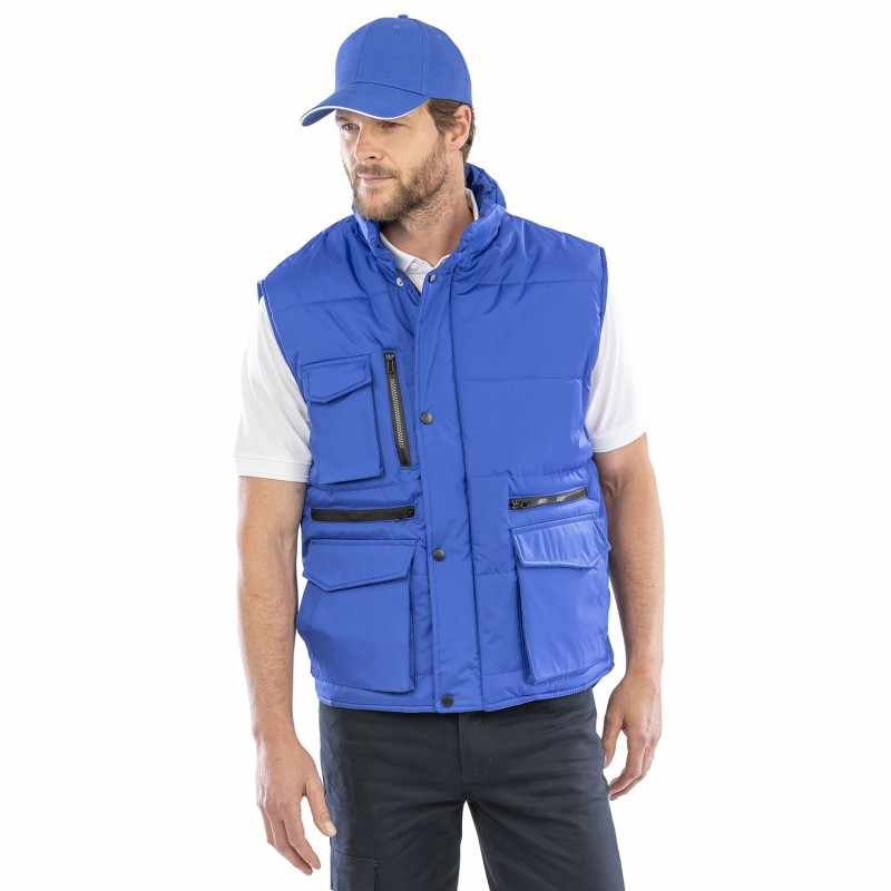 Gilet da lavoro stampati con scritte - cod. RWR127A