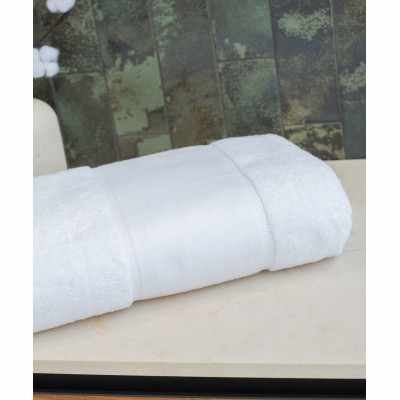 Telo da bagno organico con bordo stampabile