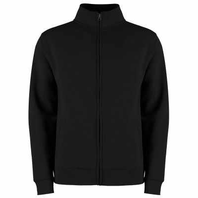 Felpa con zip vestibilità regolare