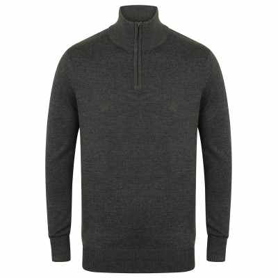 Maglione con cerniera ¼