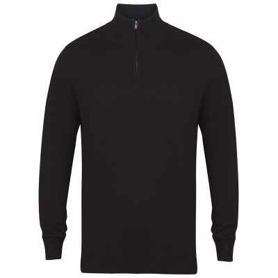 Maglione con cerniera ¼